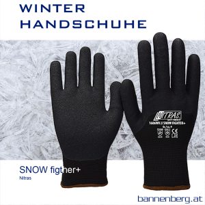 Winterhandschuh SNOW FIGHTER+ – Nitril, warm & griffig | EN 511