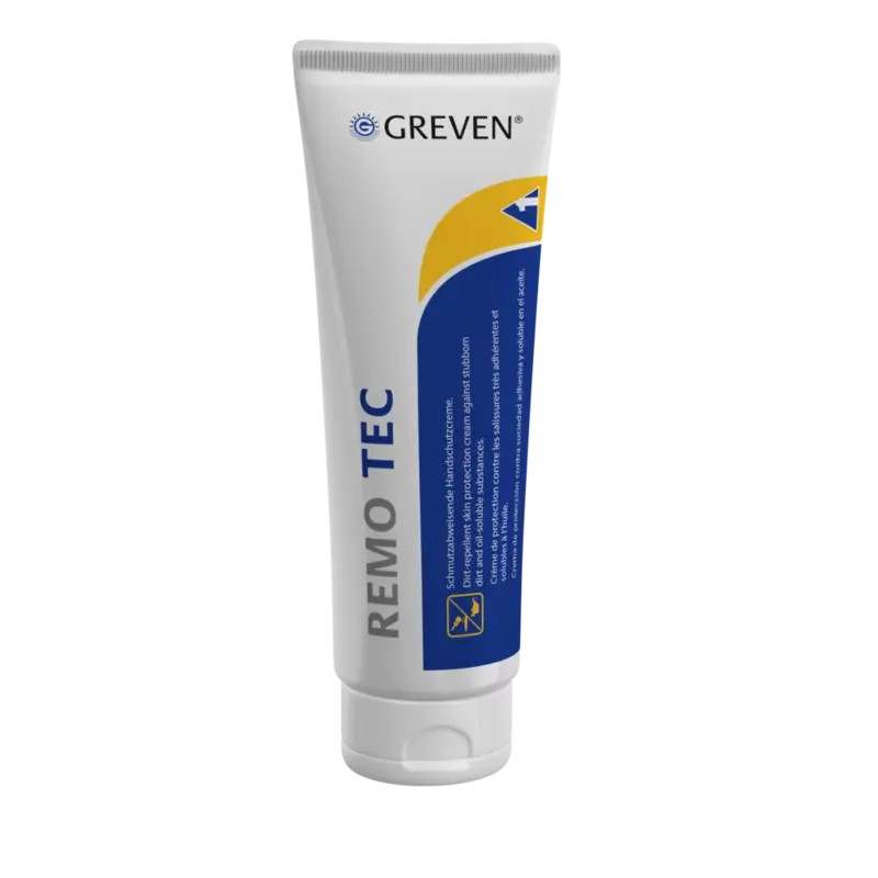 GREVEN® REMO TEC 250 ml Tube | Handschutzcreme gegen Öl, Lack, Teer & Bitumen